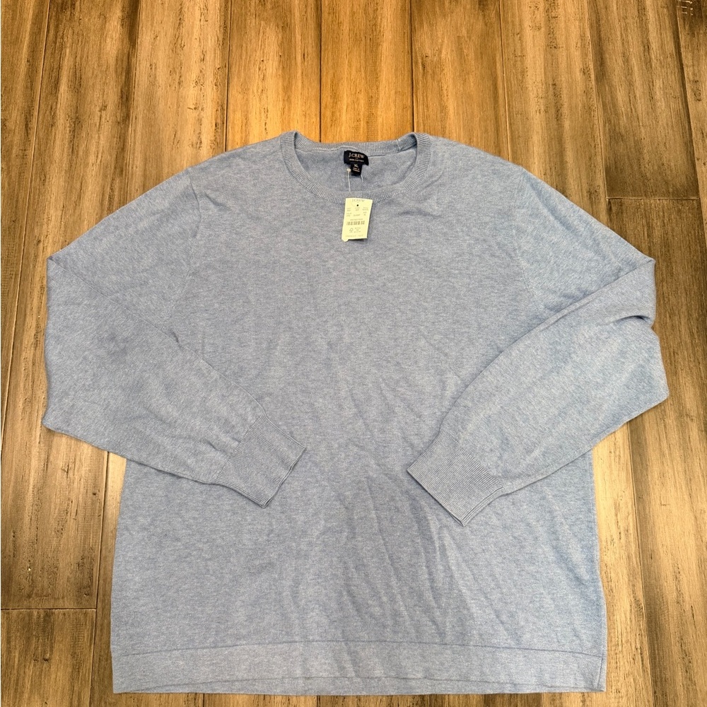 NWT J.CREW 100% cotton crewneck sweater AZ229
COLOR blue